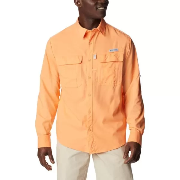 Columbia Mens Drift Guide Woven LsBright Nectar