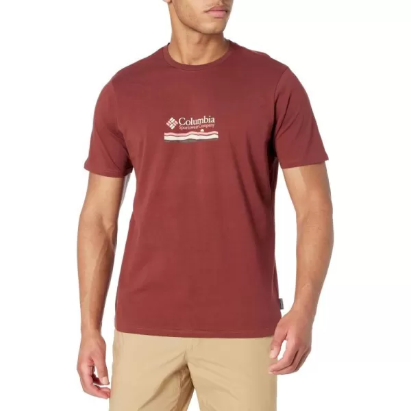 Columbia Mens Explorers Canyon Back Short Sleeve TeeSpiceHeritage Hills