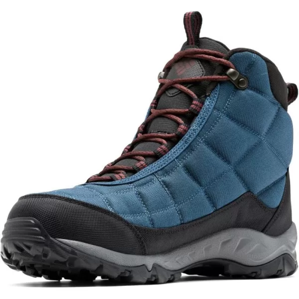 Columbia Mens Firecamp Boot Hiking ShoePetrol BlueBlack