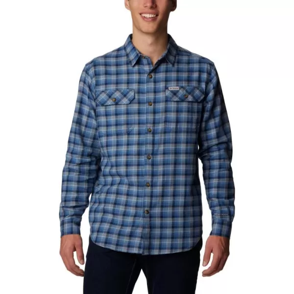 Columbia Mens Flare Gun Stretch FlannelDark Mountain Gradient Check