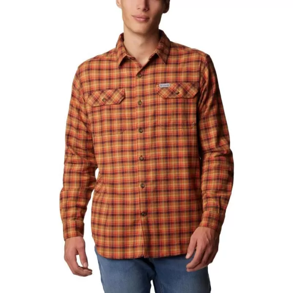 Columbia Mens Flare Gun Stretch FlannelElderberry Gradient Check