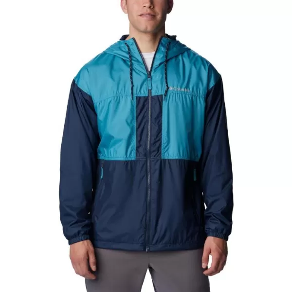 Columbia Mens Flash Challenger Lined WindbreakerCollegiate Navy Shasta