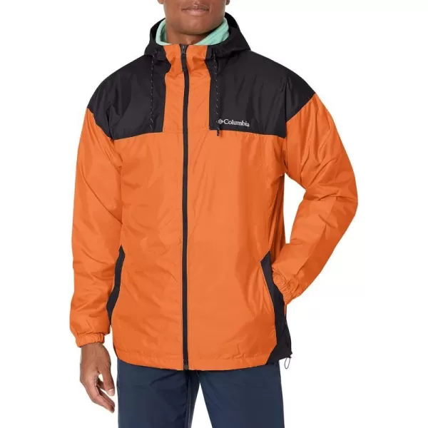 Columbia Mens Flash Challenger Novelty WindbreakerJet StreamDark Mountain