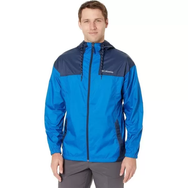 Columbia Mens Flash Challenger WindbreakerBright IndigoCollegiate Navy