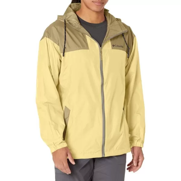 Columbia Mens Flash Challenger WindbreakerGolden NuggetStone Green