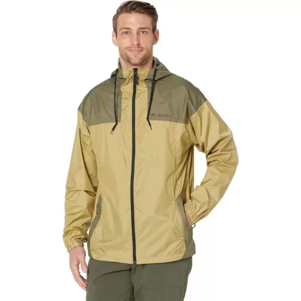 Columbia Mens Flash Challenger WindbreakerSavoryStone Green