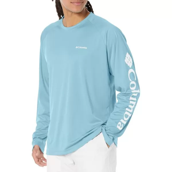 Columbia Mens Fork Stream Heather Long Sleeve ShirtJet Stream Heather