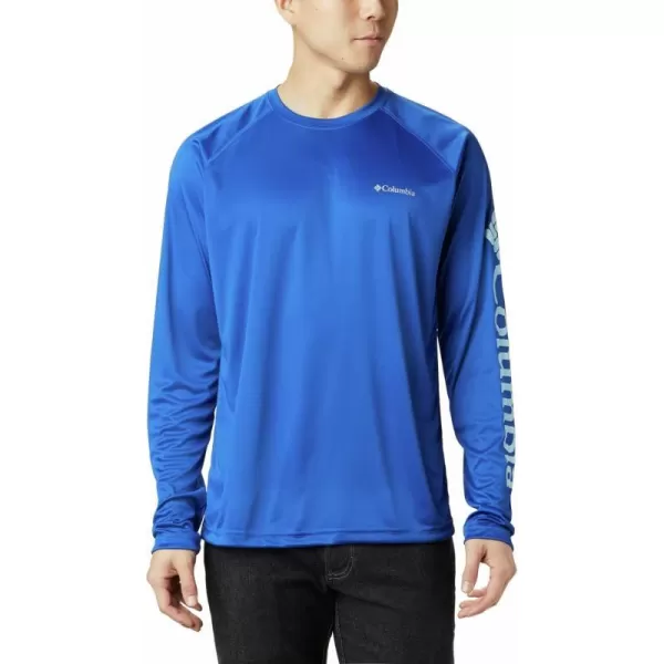 Columbia Mens Fork Stream Long Sleeve ShirtAzulSky Blue