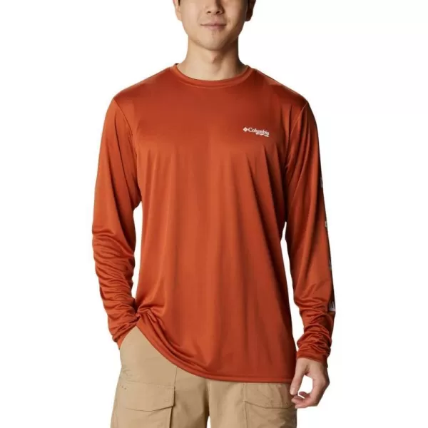 Columbia Mens Fork Stream Long Sleeve ShirtCedarTexas