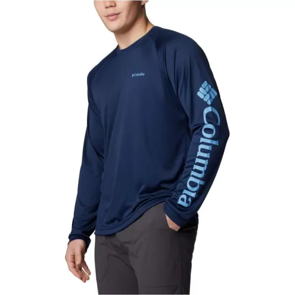 Columbia Mens Fork Stream Long Sleeve ShirtCollegiate Navy