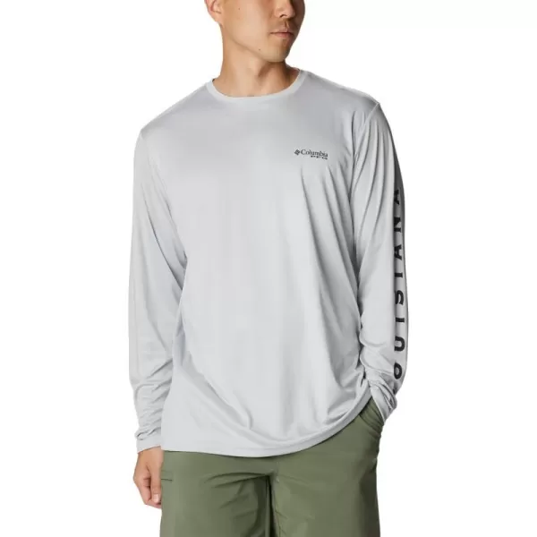 Columbia Mens Fork Stream Long Sleeve ShirtCool GreyLouisiana