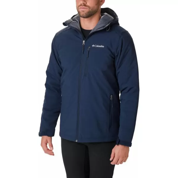 Columbia Mens Gate Racer SoftshellCollegiate Navy  Legacy