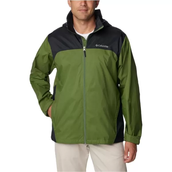 Columbia Mens Glennaker Rain JacketCanteenBlack