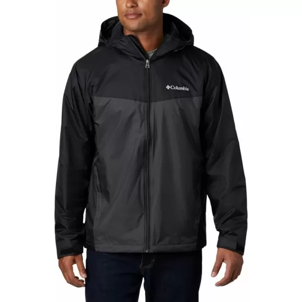 Columbia Mens Glennaker Sherpa Lined JacketBlack Shark