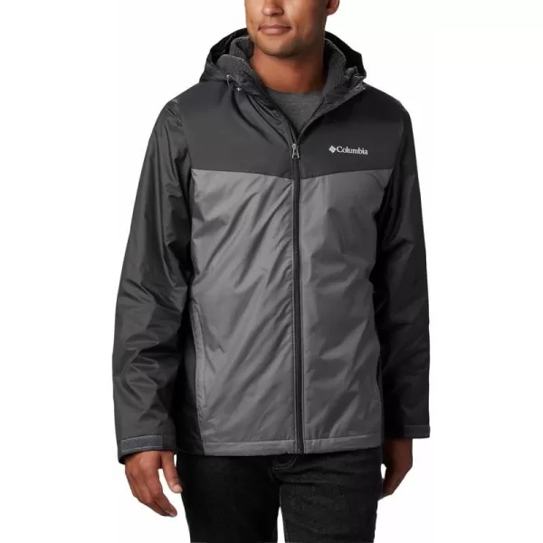 Columbia Mens Glennaker Sherpa Lined JacketShark City Grey