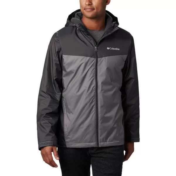 Columbia Mens Glennaker Sherpa Lined JacketSharkCity Grey