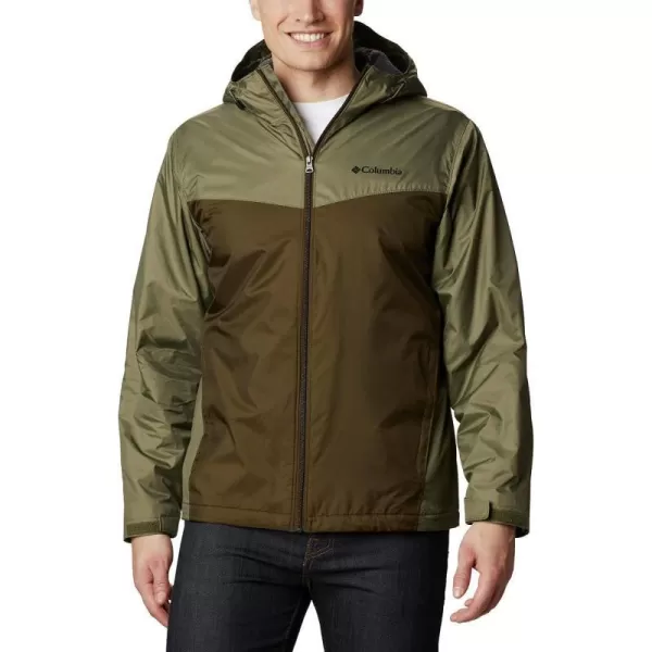 Columbia Mens Glennaker Sherpa Lined JacketStone GreenOlive Green