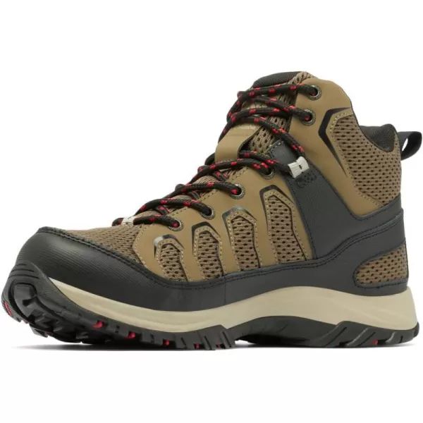 Columbia Mens Granite Trail Mid Waterproof Hiking ShoeMudBlack