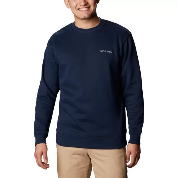 Columbia Mens Hart Mountain Ii CrewCollegiate Navy