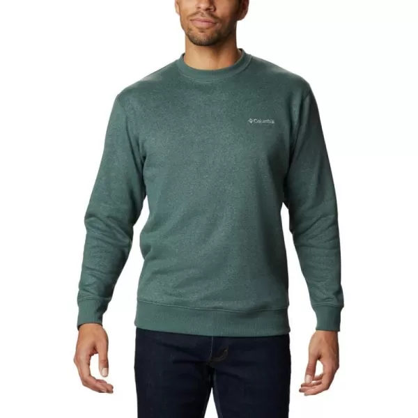 Columbia Mens Hart Mountain Ii CrewSpruce Heather