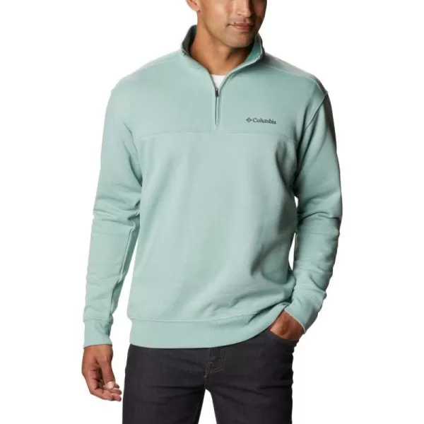 Columbia Mens Hart Mountain Ii Half ZipAqua Tone Heather