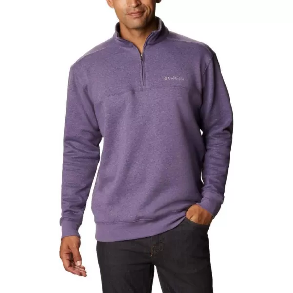 Columbia Mens Hart Mountain Ii Half ZipSoft Purple Heather