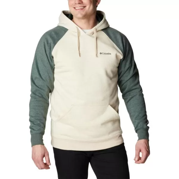 Columbia Mens Hart Mountain Ii HoodieOatmeal HeatherSpruce Heather