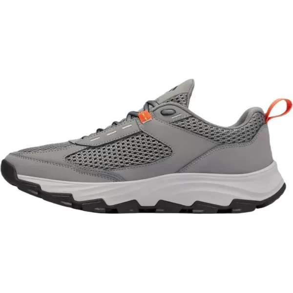 Columbia Mens Hatana Breathe Hiking ShoeTi Grey Steel Red Quartz