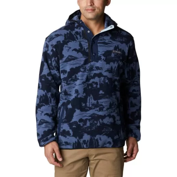 Collegiate Navy Roasted Print