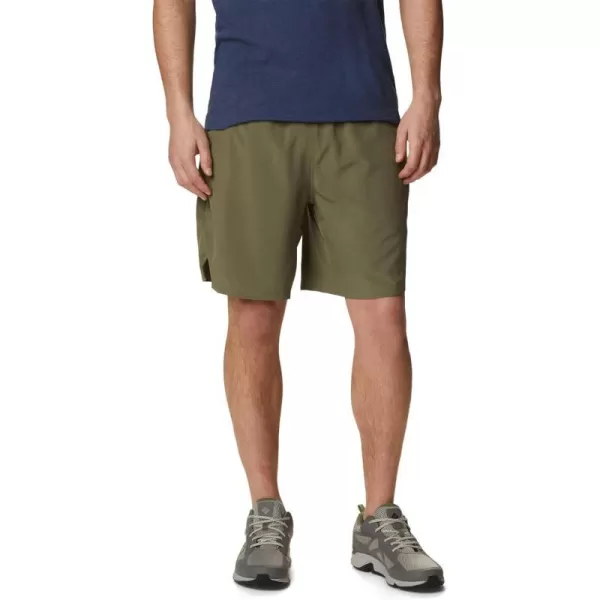 Columbia Mens Hike Brief ShortStone Green