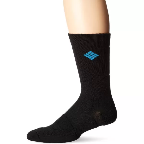 Columbia Mens Hike Crop Crew SockBlack