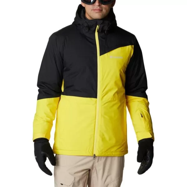 Columbia Mens Iceberg Point JacketLaser LemonBlack