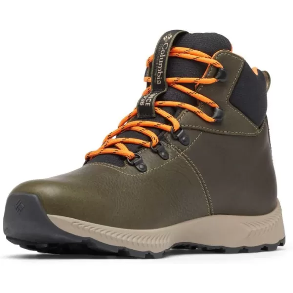 Columbia Mens Landroamer Explorer Waterproof SneakerPeatmossBright Orange