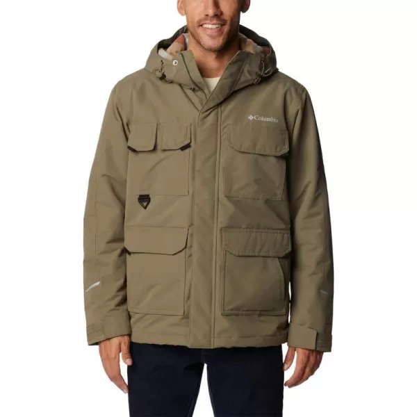 Columbia Mens Landroamer Lined JacketStone Green