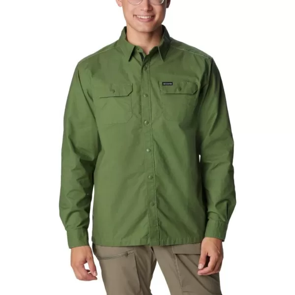 Columbia Mens Landroamer Lined ShirtCanteen