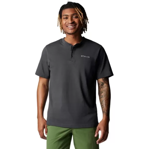 Columbia Mens Landroamer Short Sleeve Henley IiShark