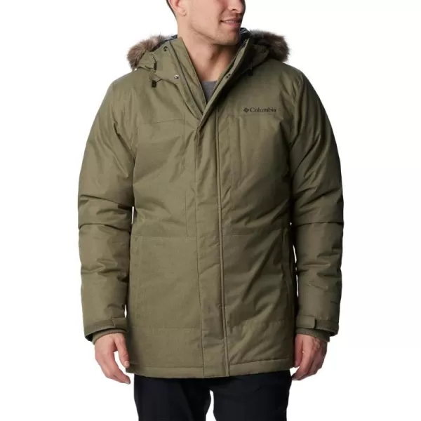 Columbia Mens Leif Trail ParkaStone Green