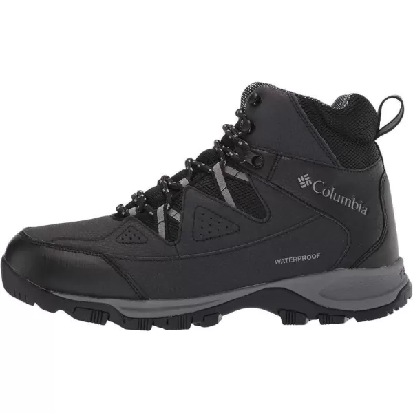 Columbia Mens Liftop III Snow Boot Insulated HighTraction GripBlack Ti Grey Steel