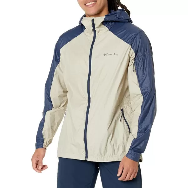 Columbia Mens Loop Trail WindbreakerAncient FossilCollegiate Navy