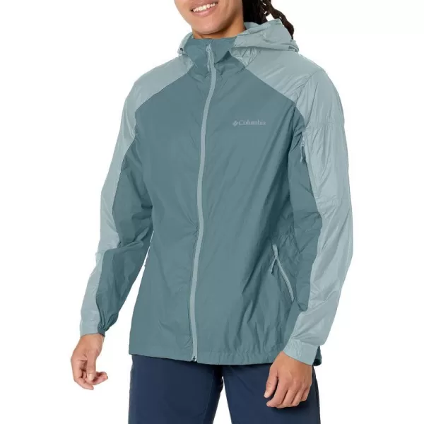 Columbia Mens Loop Trail WindbreakerMetalNiagara