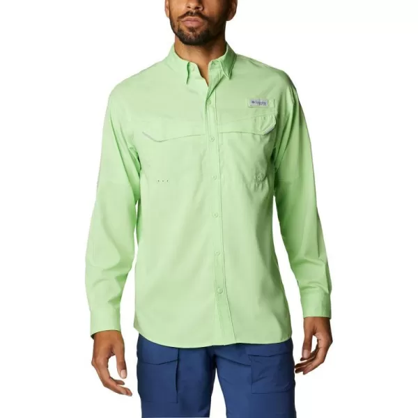 Columbia Mens Low Drag Offshore Long Sleeve ShirtLime Glow