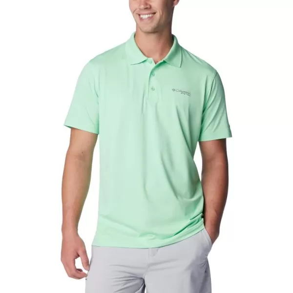 Columbia Mens Low Drag Offshore PoloOcean Mint