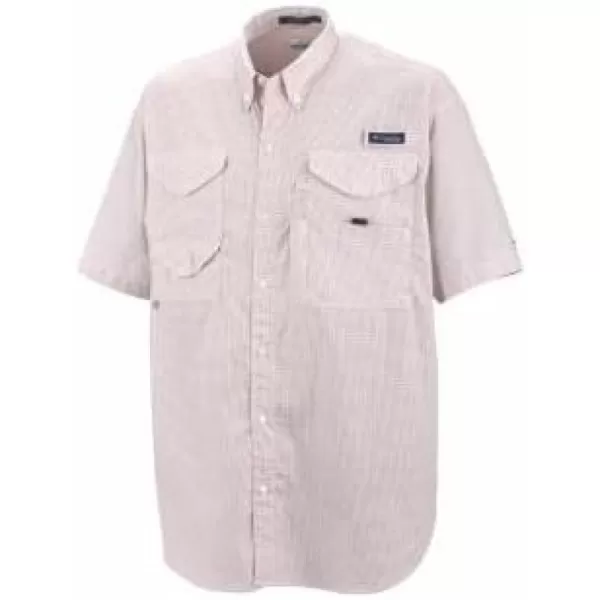 Columbia Mens Low Drag Offshore Short Sleeve ShirtCantaloupe Mini Check