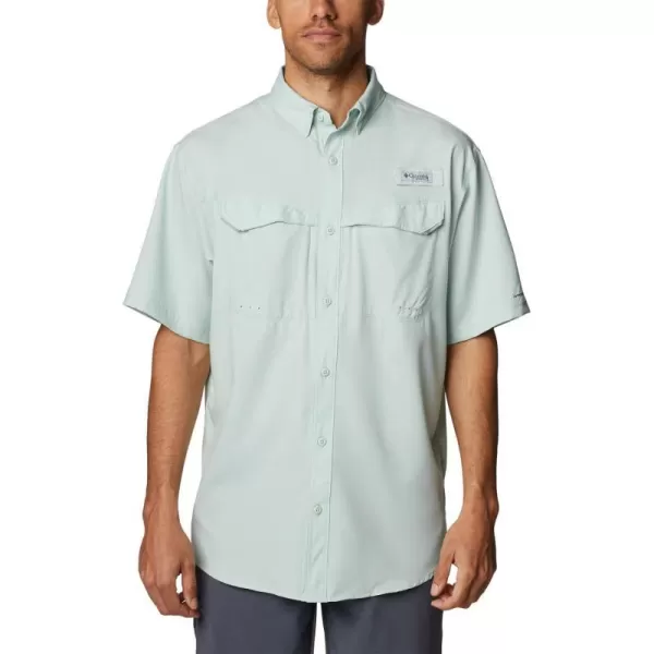 Columbia Mens Low Drag Offshore Short Sleeve ShirtCool Green