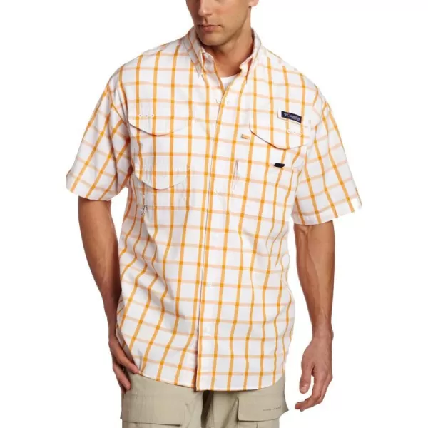 Columbia Mens Low Drag Offshore Short Sleeve ShirtMarmalade Large Box