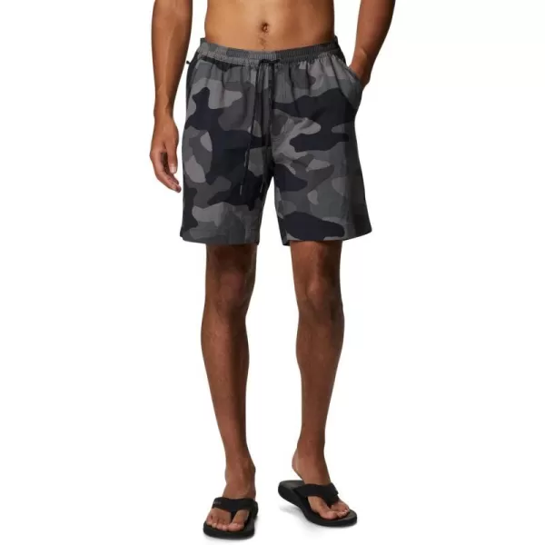 Columbia Mens M Summerdry ShortBlack Mod Camo