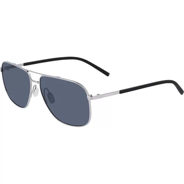 Columbia Mens Mist Trail Pilot SunglassesShiny GunmetalSilver Mirror Lens