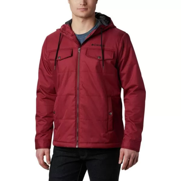 Columbia Mens Montague Falls Ii Insulated JacketRed Jasper Melange