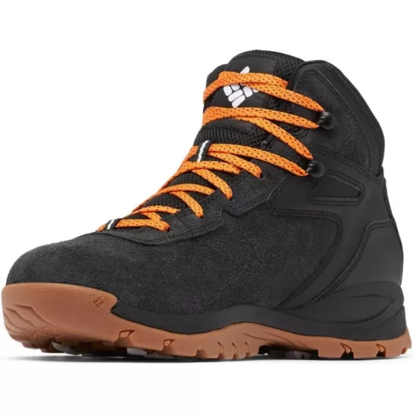 Columbia Mens Newton Ridge Bc Hiking ShoeBlackBright Orange