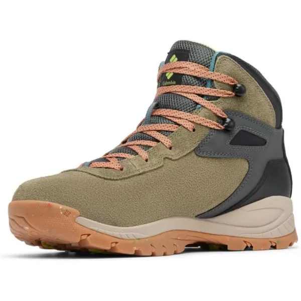 Columbia Mens Newton Ridge Bc Hiking ShoeStone GreenNapa Green